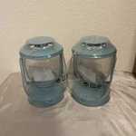 Set Of Two Morkt Ikea Tealight Lantern Indoor Outdoor Green. Fixed Price $34.99.
