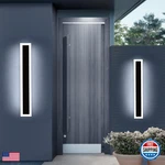 Daoseolo Upgrade Widened 2 Pack 31.4INCH Modern Outdoor Wall Sconce Color. Fixed Price $223.98.