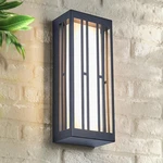 IP65 Waterproof Outdoor Wall Light, 1700 Lumens, Dimmable Black Metal Fixture. Fixed Price $54.99.