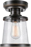 44301 Charlie 1-LIGHT Outdoor/indoor Semi-flush Mount Ceiling Light, Oil Rubbed. Fixed Price $59.99.