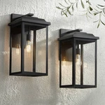 John Timberland Eastcrest 20 1/2" Black Outdoor Wall Lights Set Of. Fixed Price $299.98.