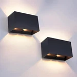 2 Pack Waterproof Led Wall Sconce, Adjustable Warm Light For Indoor/outdoor. Fixed Price $85.99.