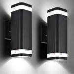 Wiselume Smart Rgb Wall Lights 2 Pack Color Changing Porch Cylinder. Fixed Price $109.00.