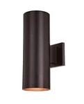 Vaxcel Lighting T0654 Chiasso 2 14" Tall Outdoor Wall - Bronze. Fixed Price $29.99.