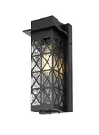 Elegant Lighting OD361W13 Wildey 13" Tall Outdoor Wall Sconce - Black. Fixed Price $94.00.