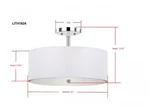 Safavieh Semi Flush Drum Light, Reduced Price 2172718552 LIT4192A. Fixed Price $61.00.