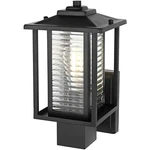 Outdoor Wall Sconce Light Ribbed Glass Exterior Porch Walkway Patio Lantern 14". Fixed Price $136.09.