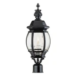 Trans Globe Rochefort 22" Post Top Lamp In Black - 4061 Bk. Fixed Price $114.99.