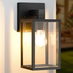 Matameye Outdoor Wall Lantern, Waterproof Exterior Sconce Light Fixture, Bl. Fixed Price $45.59.
