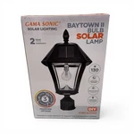 Gama Sonic Baytown Ii Black Outdoor Solar Led Landscape Post Light (105B033) New. Fixed Price $79.00.