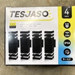 Tesjaso Outdoor Wall Light Pack Sensor IP54 Hardwired E26 Black 100V-230V. Fixed Price $59.95.