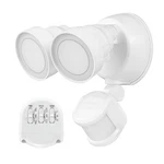 Globe Motion Activated Led Flood Light 1400 Lumens White Hardwired Wall Mounted. Fixed Price $28.00.