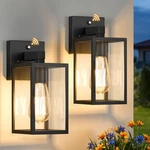 Folksmate 2 Pack Dusk To Dawn Outdoor Wall 5.91 X 4.49 9.45 Inches, Black. Fixed Price $55.68.