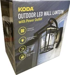 Koda Outdoor Led Wall Lantern With Power Outlet New Model Dusk-to-dawn Sensor. Fixed Price $95.00.