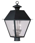 Livex Lighting 2169-04 Mansfield 3 20 Inch Black Outdoor Post Top Lantern. Fixed Price $639.96.