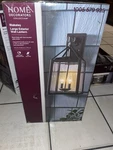 Home Decorators Blakeley Large Outdoor Wall Lantern Black Beveled Glass. Fixed Price $30.00.
