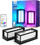 Smart Rgbcw Outdoor Wall Lights 2 Pack, 1600LM Super Bright Color Changing Led. Fixed Price $149.98.