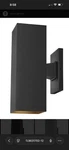 Seagull Two Light Outdoor Wall Lantern Medium 8631702-12. Fixed Price $53.19.