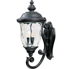 Maxim 40424WGOB Carriage House 26.5" 3-LIGHT Outdoor Wall Mount In Oriental. Fixed Price $448.00.