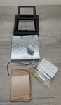Kichler Flush Mount Outdoor Ceiling Light Textured Clear Glass - Black 365BK. Fixed Price $25.49.