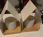 2 Room Essentials House Shape With Battery Operating Candles Nwt. Fixed Price $15.00.