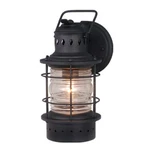 Vaxcel Hyannis Light Outdoor Wall Sconce, Black/clear Glass - OW37051TB. Fixed Price $118.99.