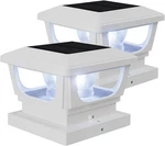 Solar Cap Lights For 3X3, 4X4 Posts (2 Pack) BICSGL-12WHT. Fixed Price $29.99.