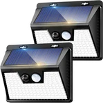 Kolpop Solar Lights Outdoor 2 Pack, 140LED/3 Modes Motion Sensor Wall. Fixed Price $19.95.