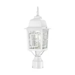 Nuvo 60-4927 Light 17" Outdoor White Post Lantern W/ Clear Water Glass. Fixed Price $58.87.