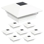Greenlighting 8 Pack Gala Solar Led Post Lights Cap Slim For 4X4. Fixed Price $152.31.