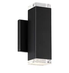 Wac Lighting WS-W61808-BZ Block 2LGT 8IN. Outdoor Sconce 3000K. Fixed Price $55.00.