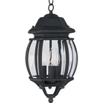 Maxim Lighting 1036BK Crown Hill 7.5 Inch Black Outdoor Hanging Lantern. Fixed Price $100.30.