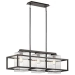 Kichler 49805WZC Wright 36" 3-LIGHT Outdoor Linear Chandelier Weathered Zinc. Fixed Price $1064.99.