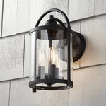 Avani Modern Outdoor Wall Fixture Black 3-LIGHT 13" Clear Glass Exterior. Fixed Price $119.99.