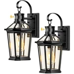 Vianis Motion Sensor Outdoor Wall Lantern, Dusk To Dawn Led Exterior Sconce. Fixed Price $99.98.