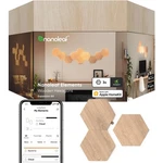 Elements Wood Look Smart Wall Lights, Hexagon Led Work With Alexa.... Fixed Price $105.88.