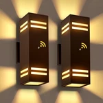 2-PACK Bronze Dusk To Dawn Outdoor Wall Modern Up Down Lights. Fixed Price $174.59.