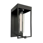 Artcraft Gardenbrooke 1 Light 8" Outdoor Wall, Black/clear - AC8890BK. Fixed Price $156.80.