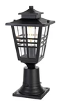 Outdoor Pole Light Fixture Exterior Porch Walkway Patio Balcony Lantern Lamp 16". Fixed Price $119.28.