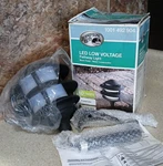 New Hampton Bay Low Voltage Led Black 3-TIER Metal Path Light 50,000 Hours. Fixed Price $44.99.