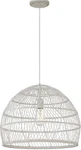 Savoy House 1-LIGHT Pendant, Rattan/white Socket M70106WR New Sealed Box. Fixed Price $159.99.