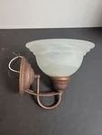 One Light Wall Bath Sconce Vanity Use Cat 2996 41 E11679 Pt 6830 Tested Works. Fixed Price $19.95.