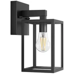 Matameye Outdoor Wall Lantern, Waterproof 4.49" X 9.45", Black. Fixed Price $42.02.