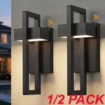 1-2 Pack 16.5 In. Black Dusk To Dawn Led Outdoor Wall Sconce Light. Fixed Price $58.49.