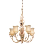 Kalco Atlantis 5 Light 21 Inch Coral Chandelier Ceiling - Retail $1299. Fixed Price $336.56.