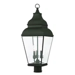 Livex Lighting 2594-04 Exeter 3 Black Outdoor Post Top. Fixed Price $1010.99.