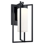 Kichler 59072LED Drega 23" Tall Outdoor Wall Sconce - Black. Fixed Price $103.33.