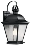Kichler 9709BK Mount Vernon Large Outdoor Wall Lantern Painted Black. Fixed Price $484.99.