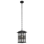 Textured Black One Light Outdoor Pendant From The Beacon Square Collection. Fixed Price $339.99.