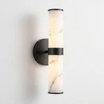 2 Pack 14'' Led Wall Light Indoor Modern Marble Texture Black Sconce Fixture Ul. Fixed Price $79.99.